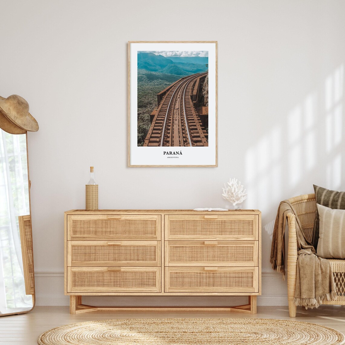Parana Print Parana Photo Poster Parana Travel Wall Art Parana Map Print Parana Photography Print Parana Wall Dcor Argentina - Image 2