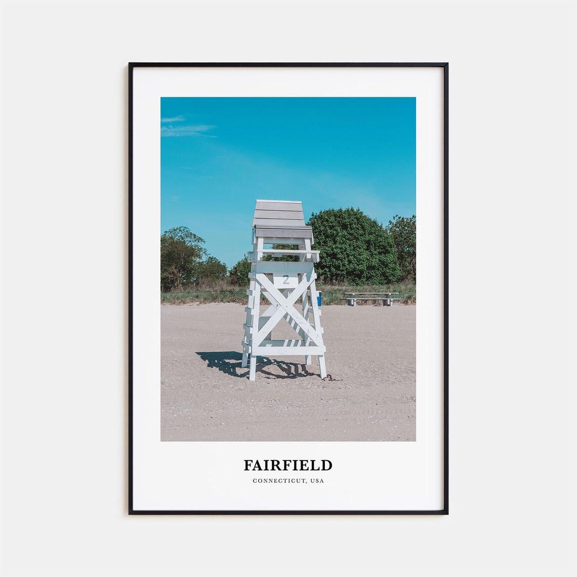 Fairfield Print Fairfield Photo Poster Fairfield Travel Wall Art Fairfield Map Print Fairfield Photography Print Connecticut Usa