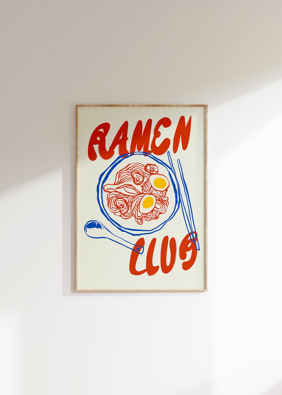 Ramen Lover Club Japanese Ramen Art Print
