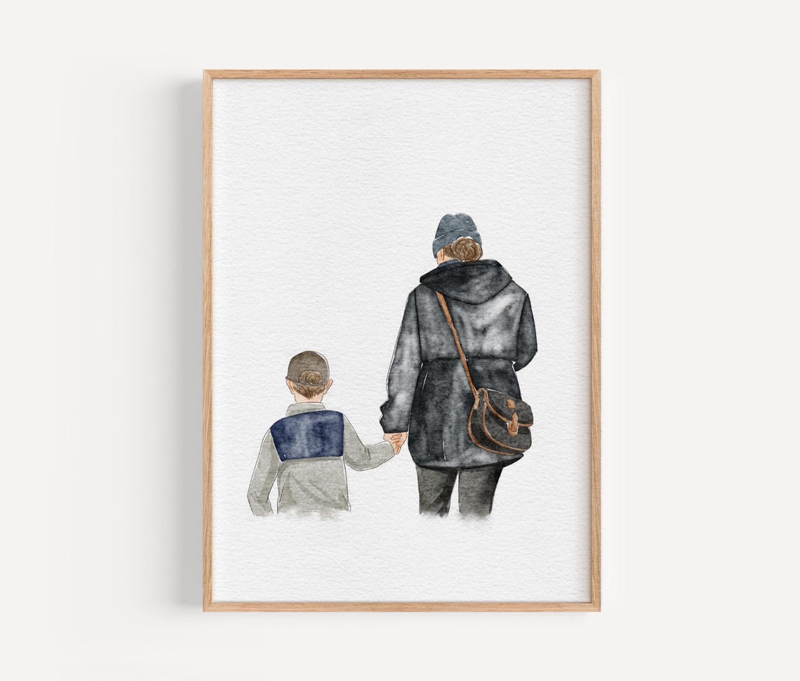 Wedding Couple Watercolor Portrait Dated 24.01.2025 Keepsake Poster - Image 2