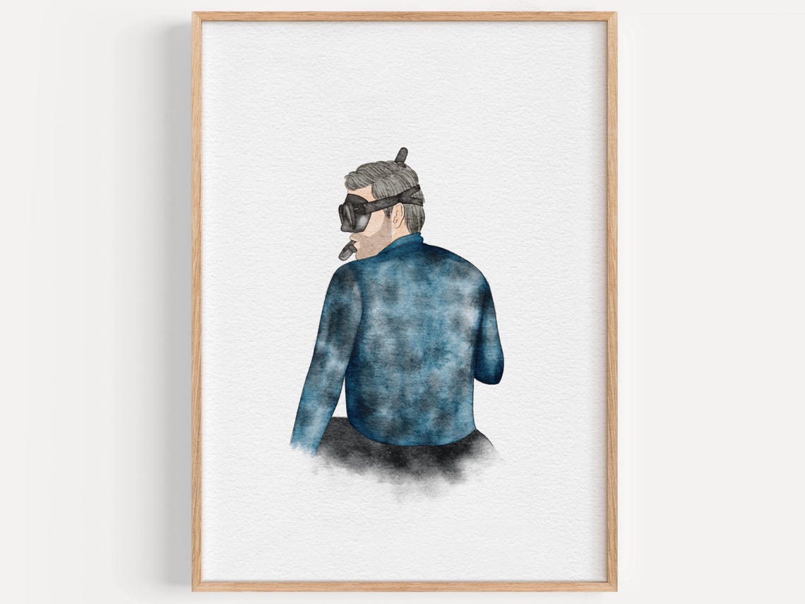 Minimalist Faceless Watercolor Portrait, Personalized Gift - Image 4
