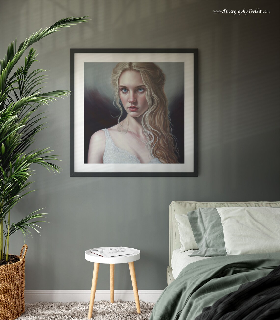 Vintage Woman Portrait Art Print, Female Portrait - Image 6