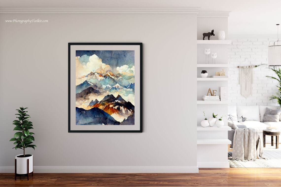 Rocky Mountains Canada Art Print, Rocky Mountain Landscape - Image 4