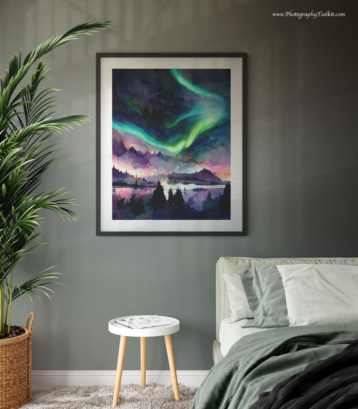 Aurora Borealis Art, Northern Lights Wall Art Print - Image 3