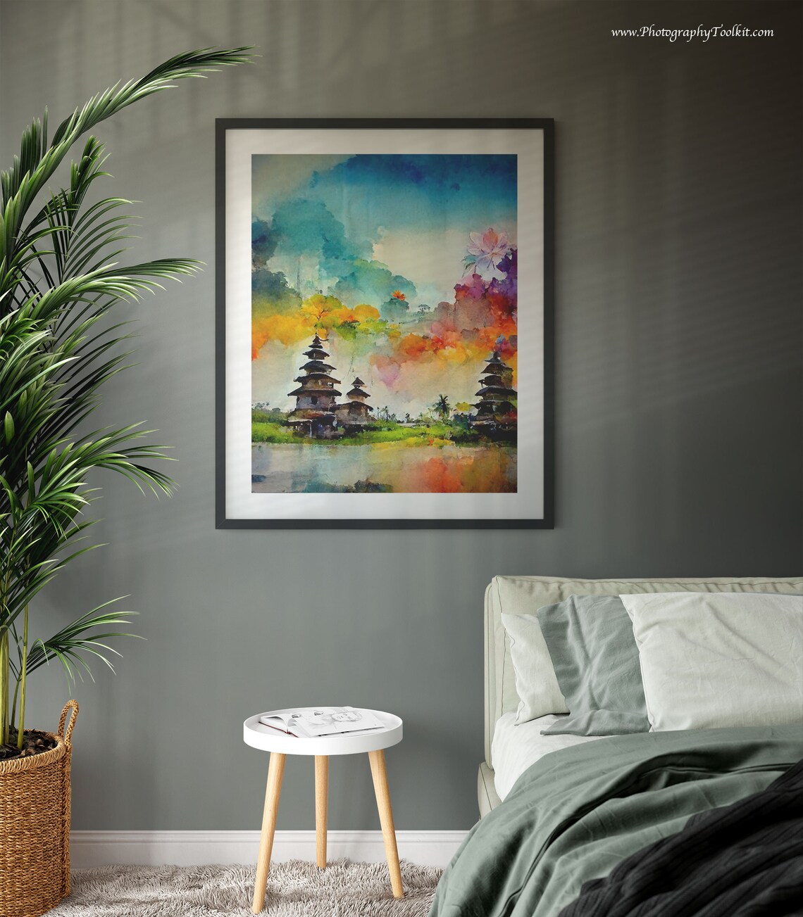 Bali Landscape Art Print, Indonesian Travel Poster - Image 3