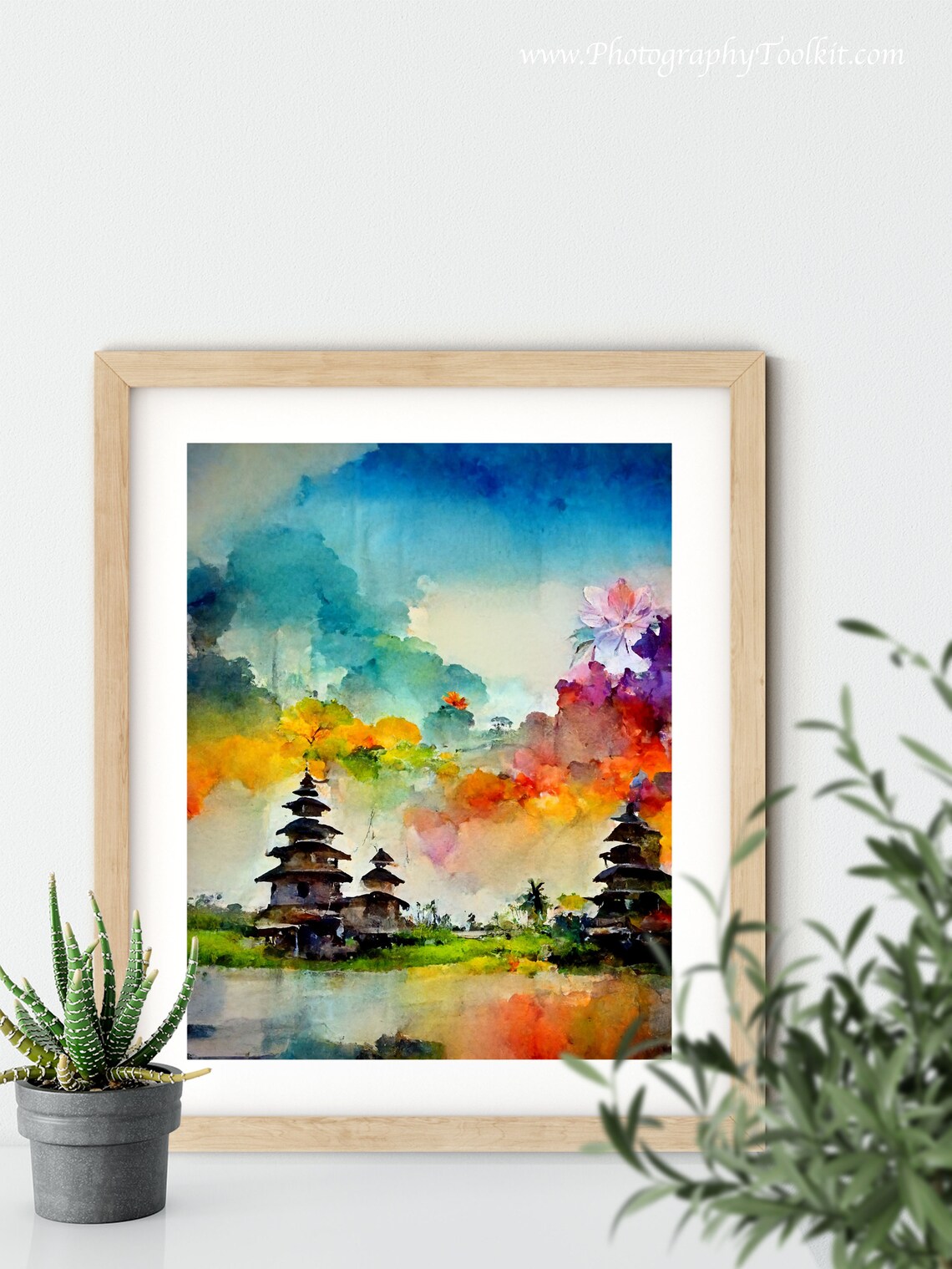 Bali Landscape Art Print, Indonesian Travel Poster - Image 5