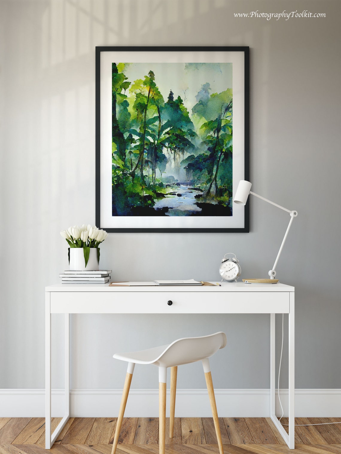 Forest Prints Rainforest Trees Art Wilderness Print Landscape Art Print Forest Wall Art Rainforest Decor Jungle Art Print - Image 2
