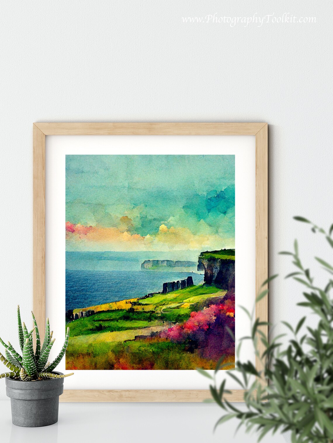 Cliffs Of Moher Travel Print, Ireland Landscape Poster - Image 5
