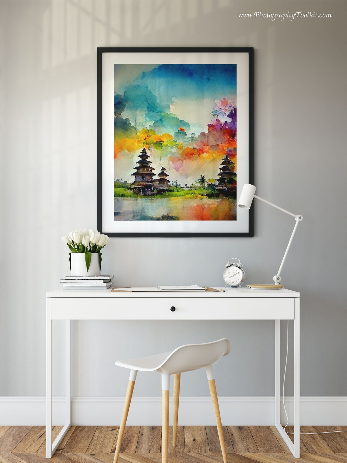 Bali Landscape Art Print, Indonesian Travel Poster - Image 2