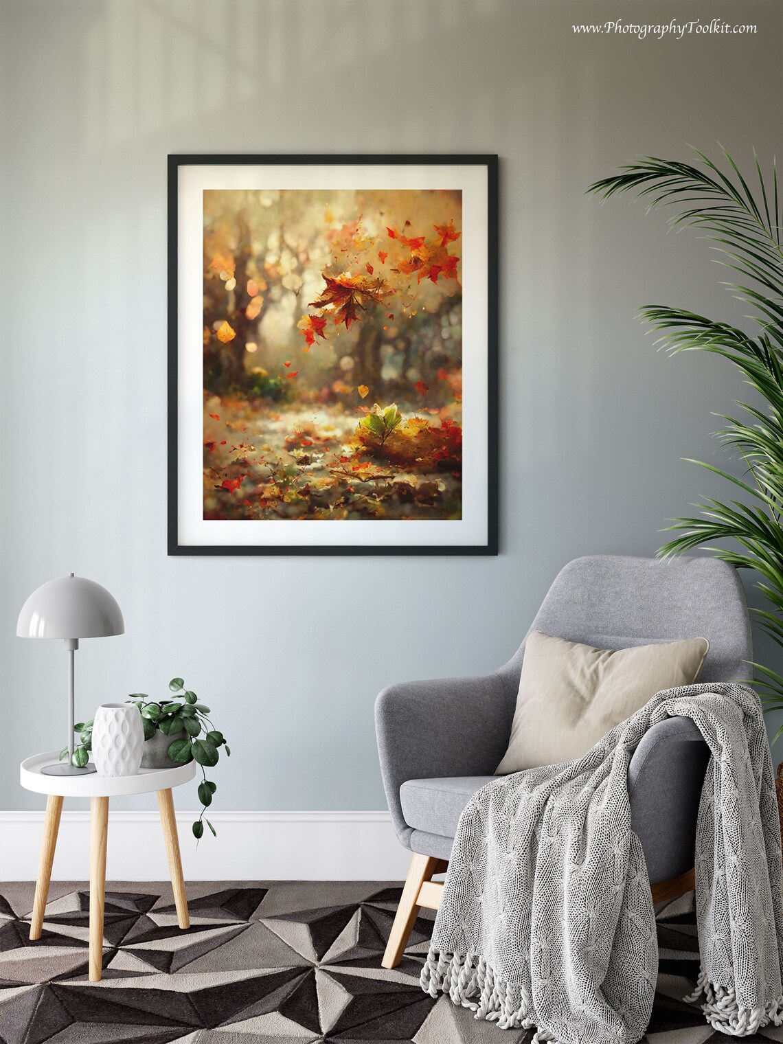 Autumn Landscape, Vintage Style Art Print - Image 6
