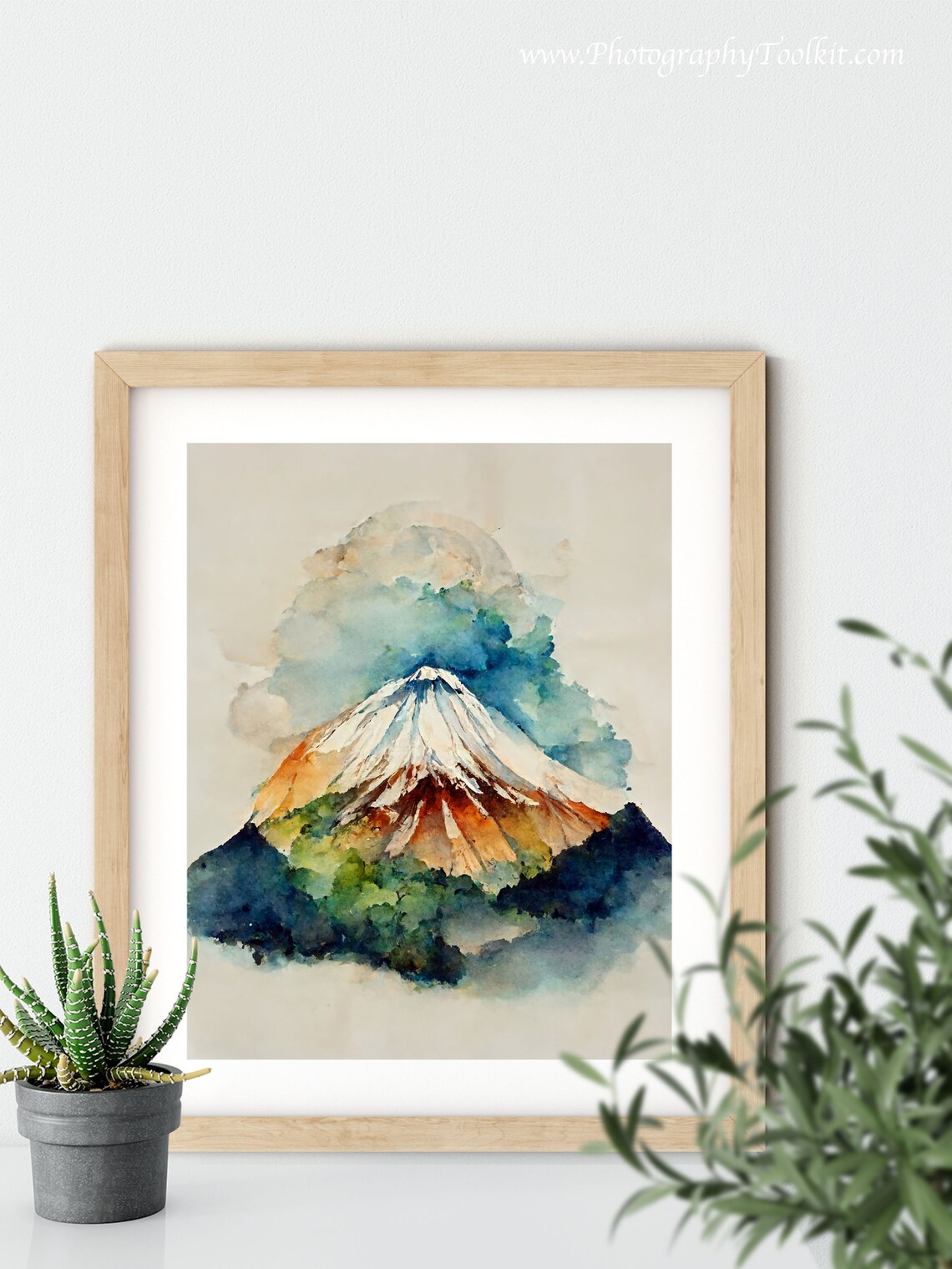 Mount Fuji Japanese Travel Poster, Mountain Art Print - Image 5