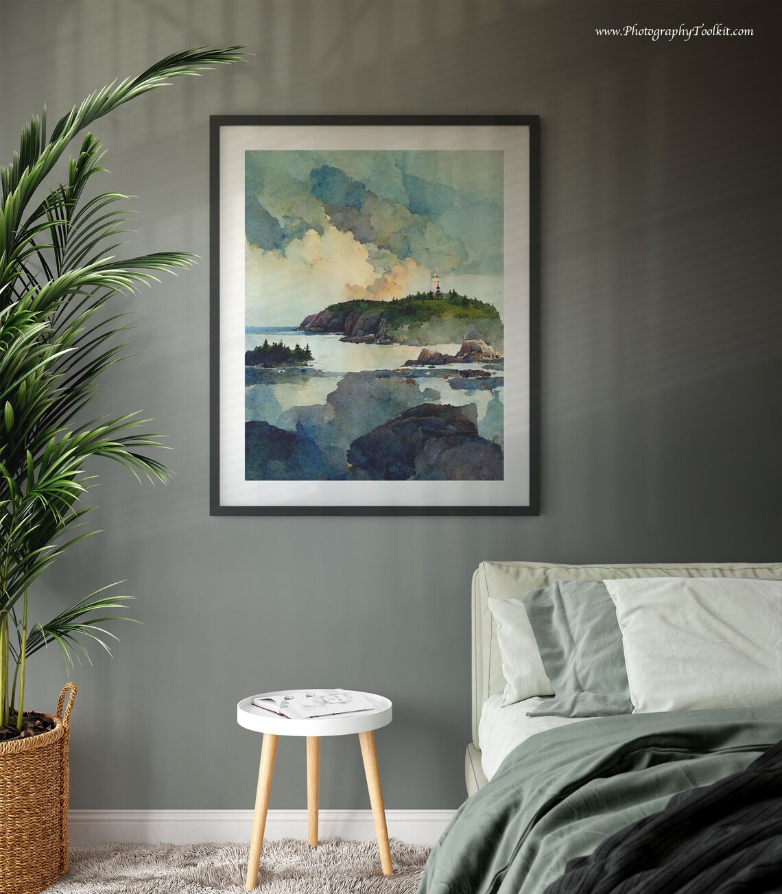 Acadia National Park Retro Travel Poster, Maine - Image 3