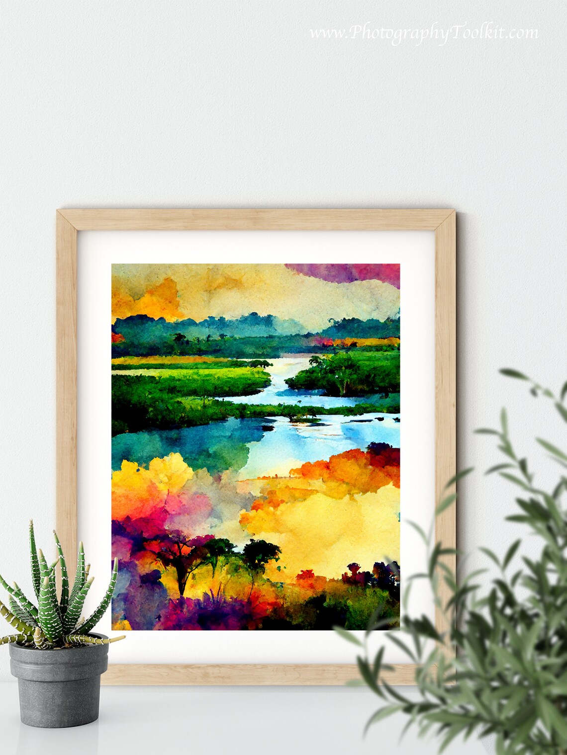 Swamp Painting Brazil Travel Poster, Wildlife Art - Image 5