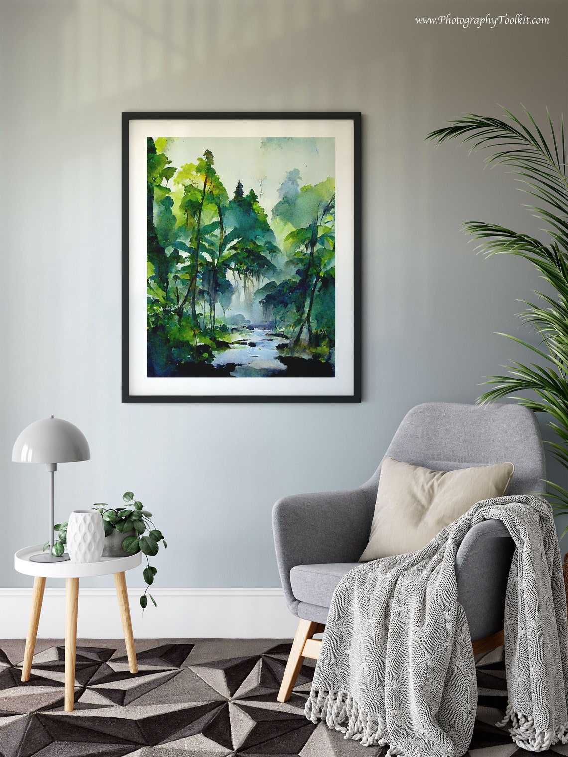 Forest Prints Rainforest Trees Art Wilderness Print Landscape Art Print Forest Wall Art Rainforest Decor Jungle Art Print - Image 6