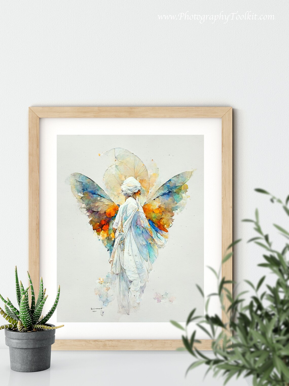 Guardian Angel Print, Spiritual Wall Art Print - Image 5