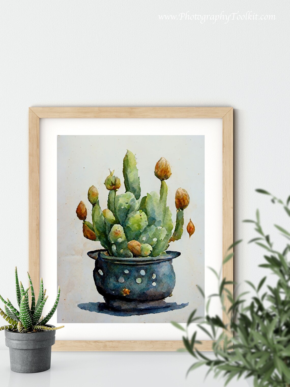 Potted Cactus Print, Boho Desert Wall Art - Image 5