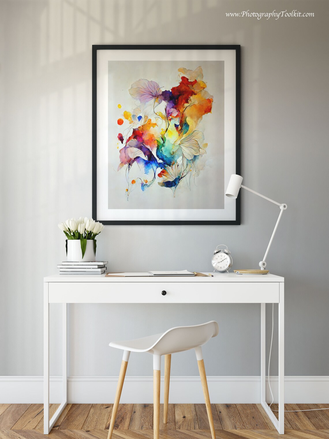 Abstract Brush Modern Wall Art Art Print - Image 2