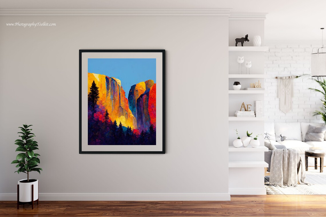 Yosemite National Park Poster, Mountain Landscape Art - Image 4