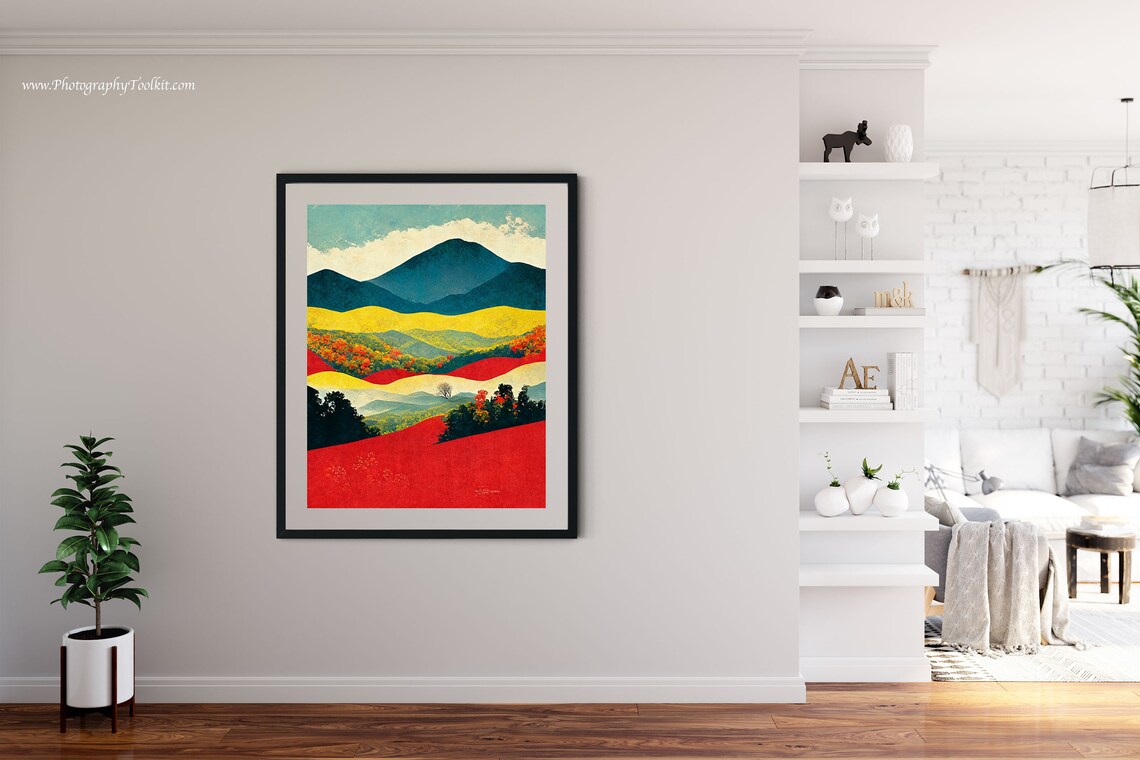 Shenandoah National Park Travel Poster, Blue Ridge Mountains - Image 4