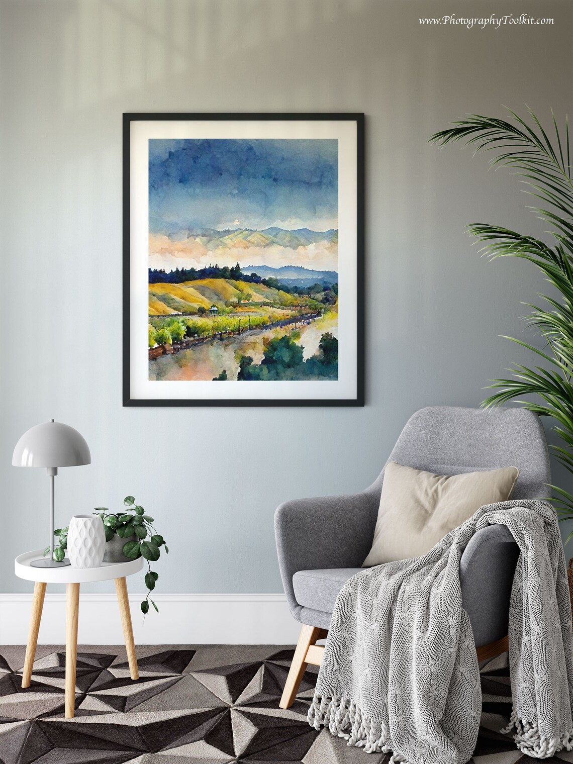 Napa Valley Wine Country Poster, California Wall Art - Image 6