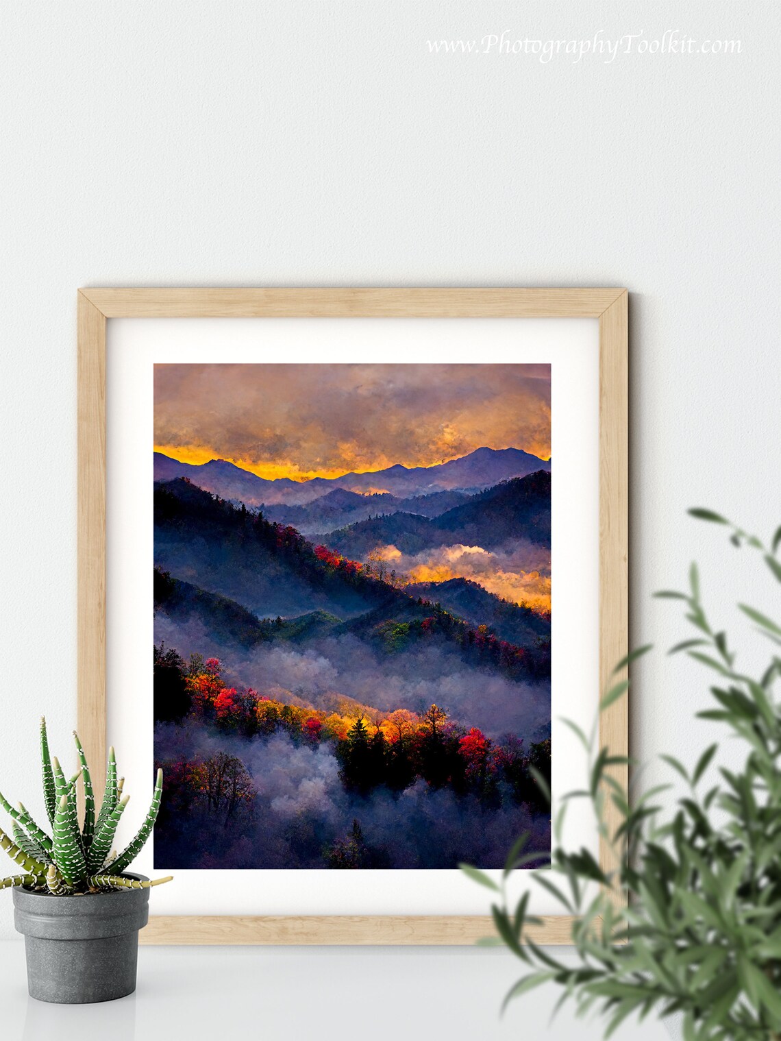 Great Smoky Mountains Art Print, Nature Landscape - Image 5