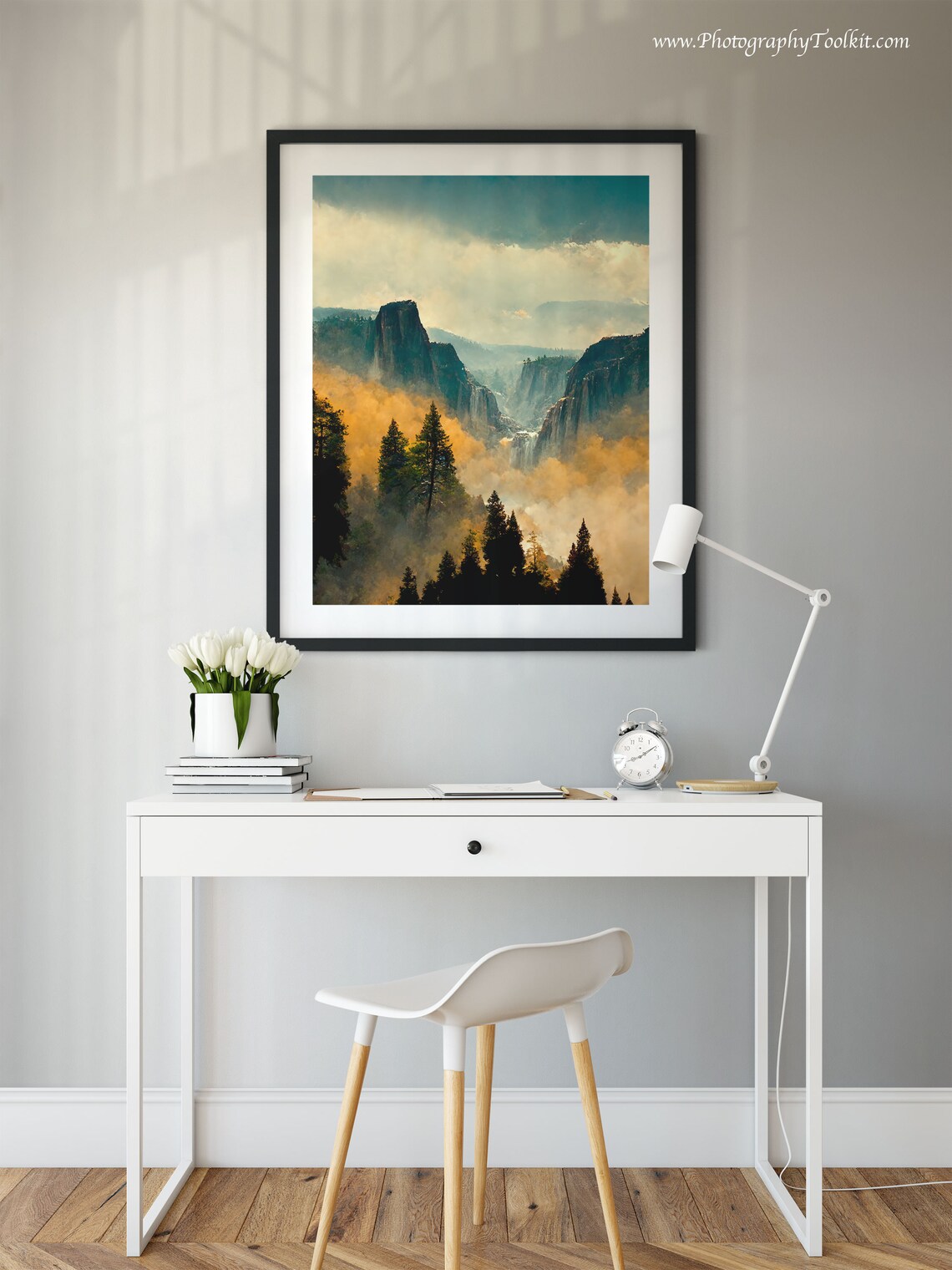 Yosemite National Park Mountain Art Poster - Image 2
