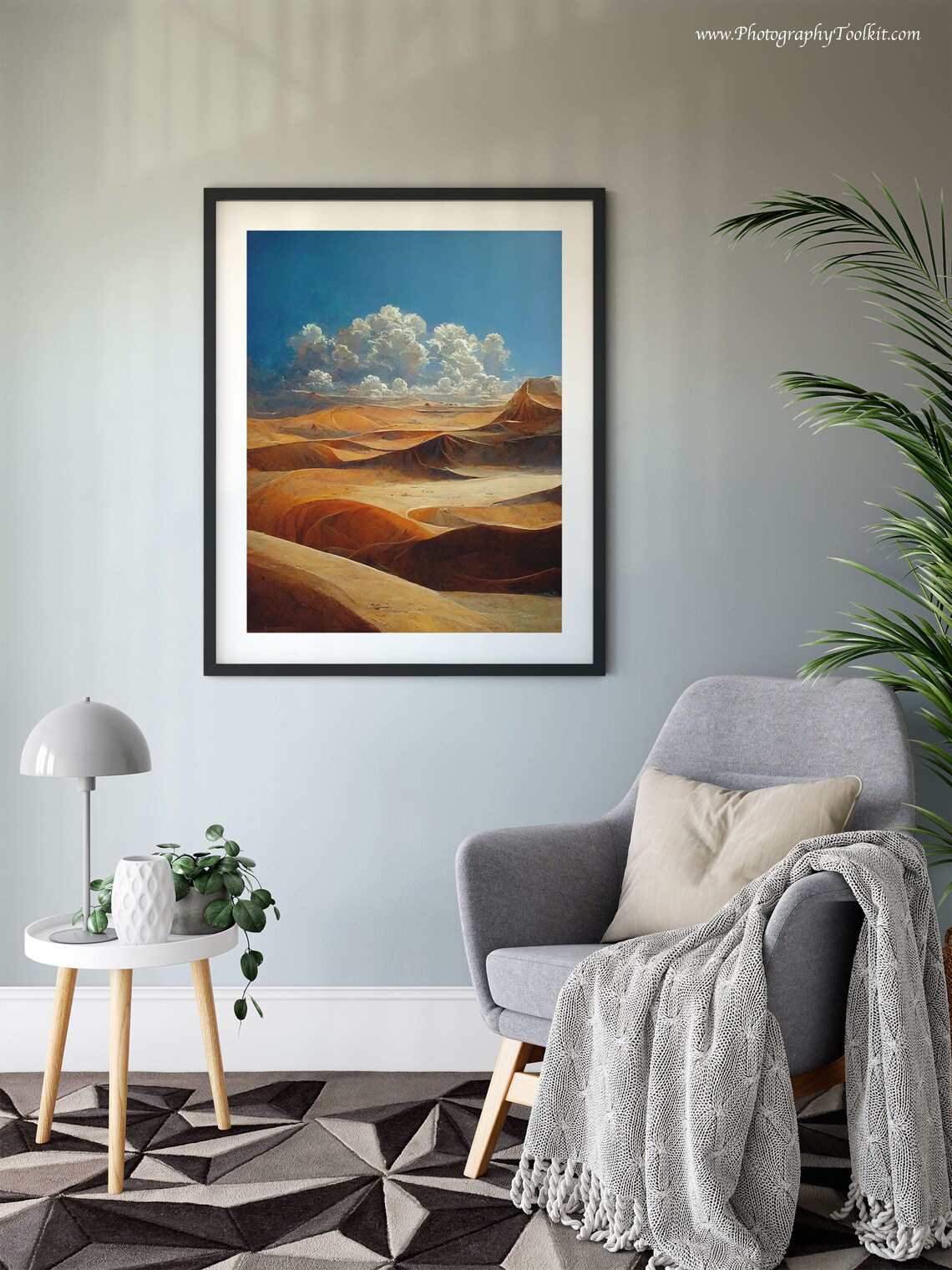 Desert Print Boho Western Decor Desert Landscape Southwest Desert Print Desert Boho Wall Decor Western Decor Retro Art - Image 6