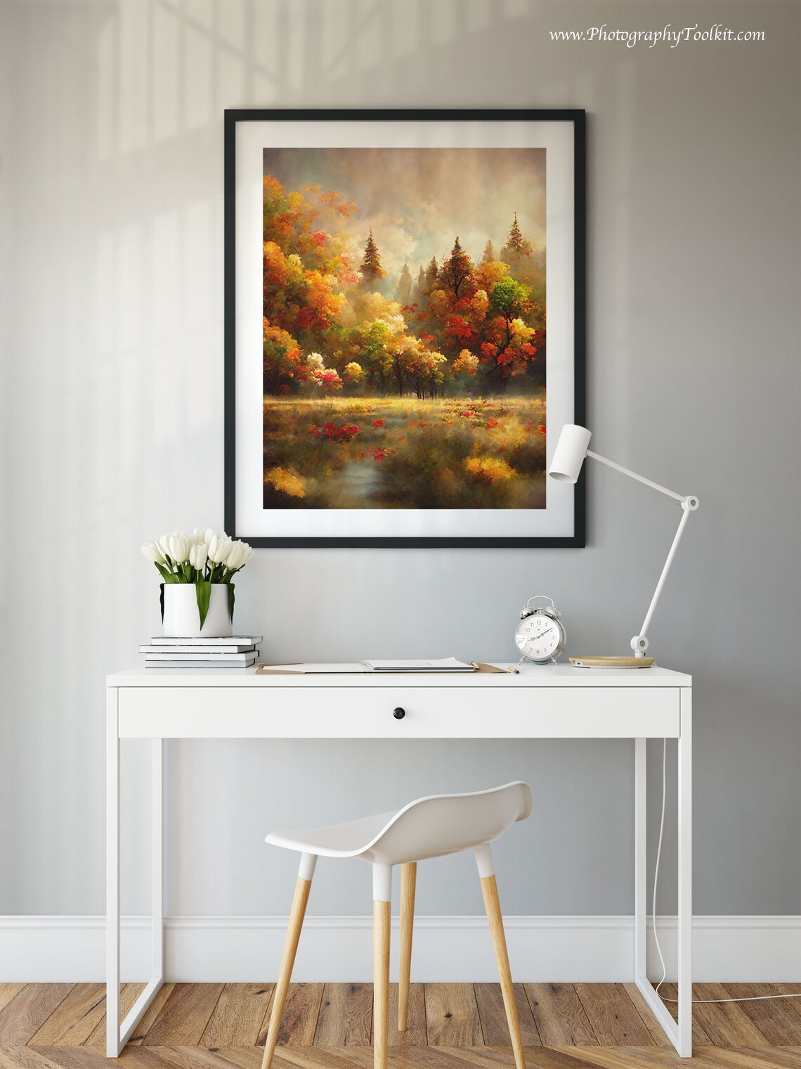Autumn Landscape Fall Decor Art Print - Image 2