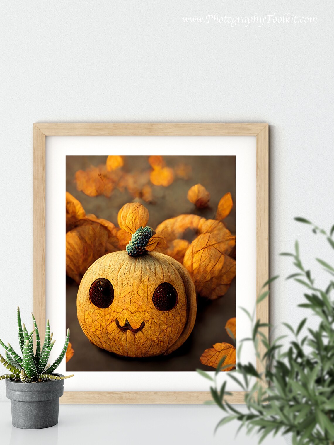 Pumpkin Print, Rustic Fall Decor Art Print - Image 5