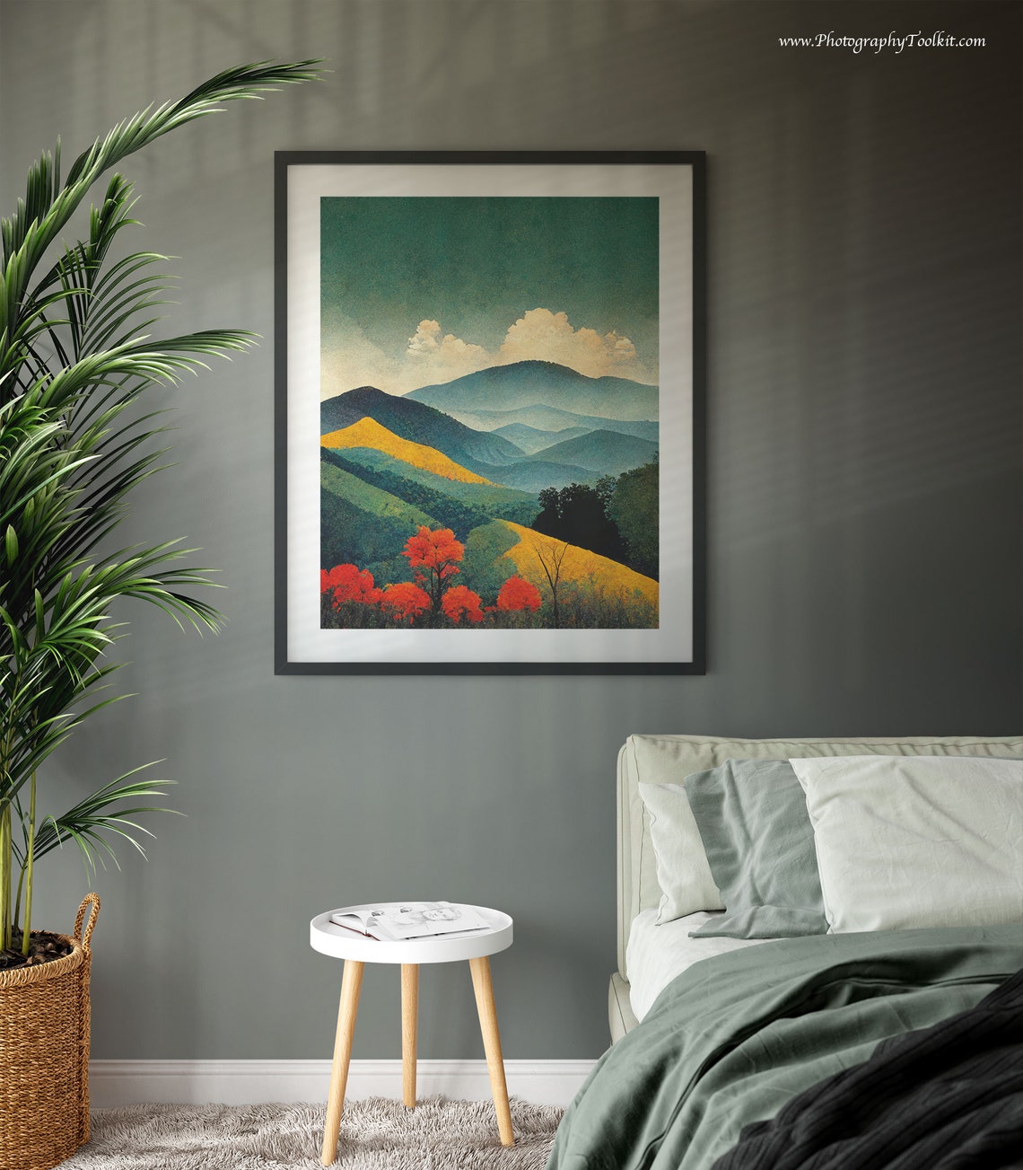 Shenandoah National Park Autumn Trees Blue Ridges Vintage Poster - Image 3