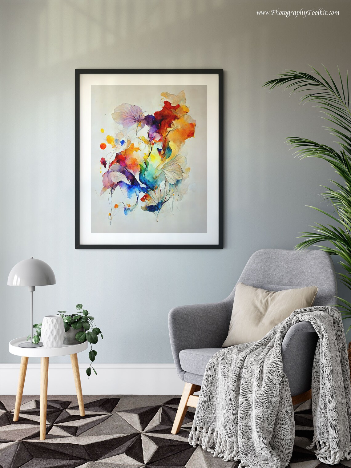 Abstract Brush Modern Wall Art Art Print - Image 6