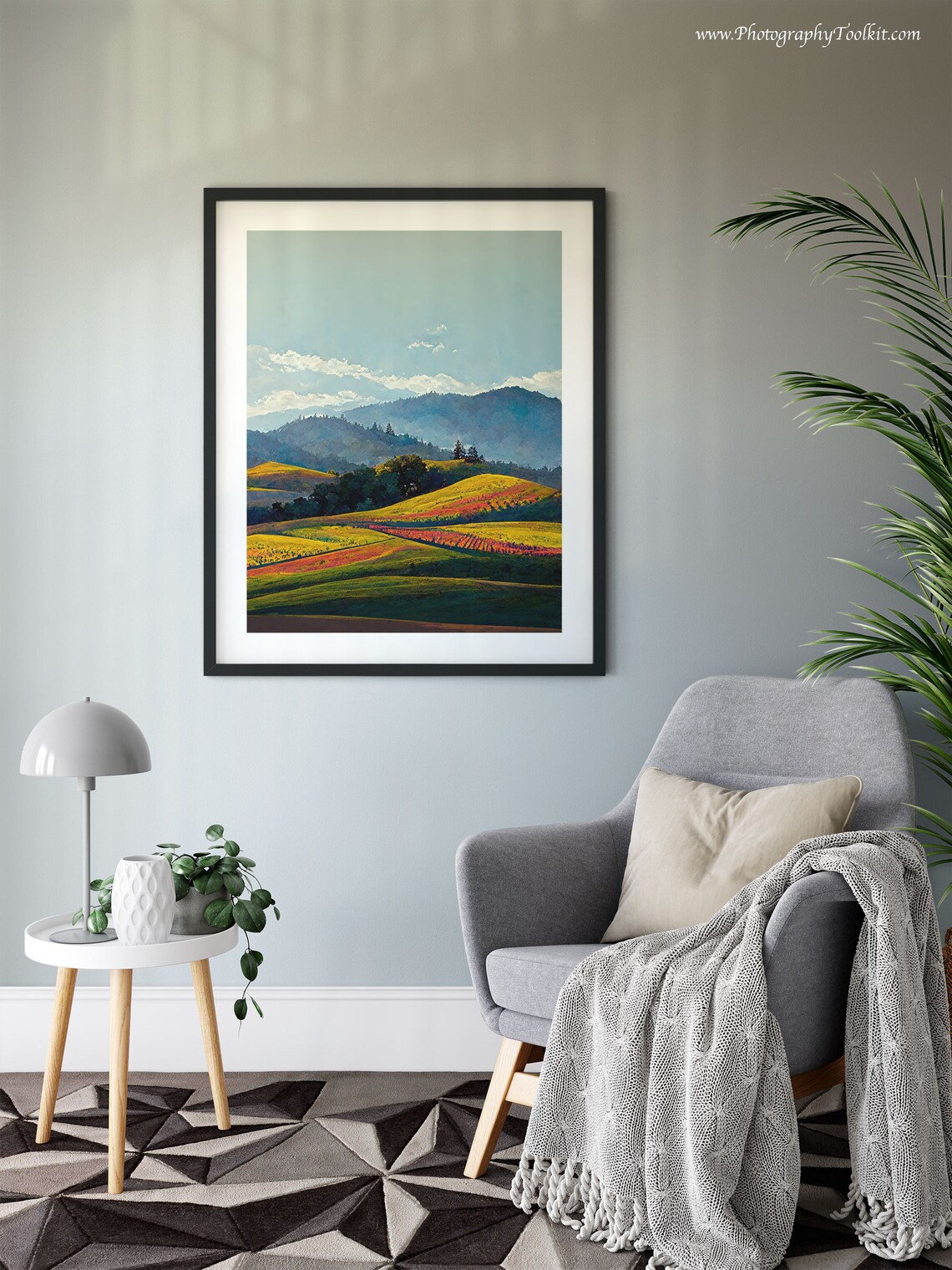 Napa Valley Wine Country Poster, California Landscape - Image 6
