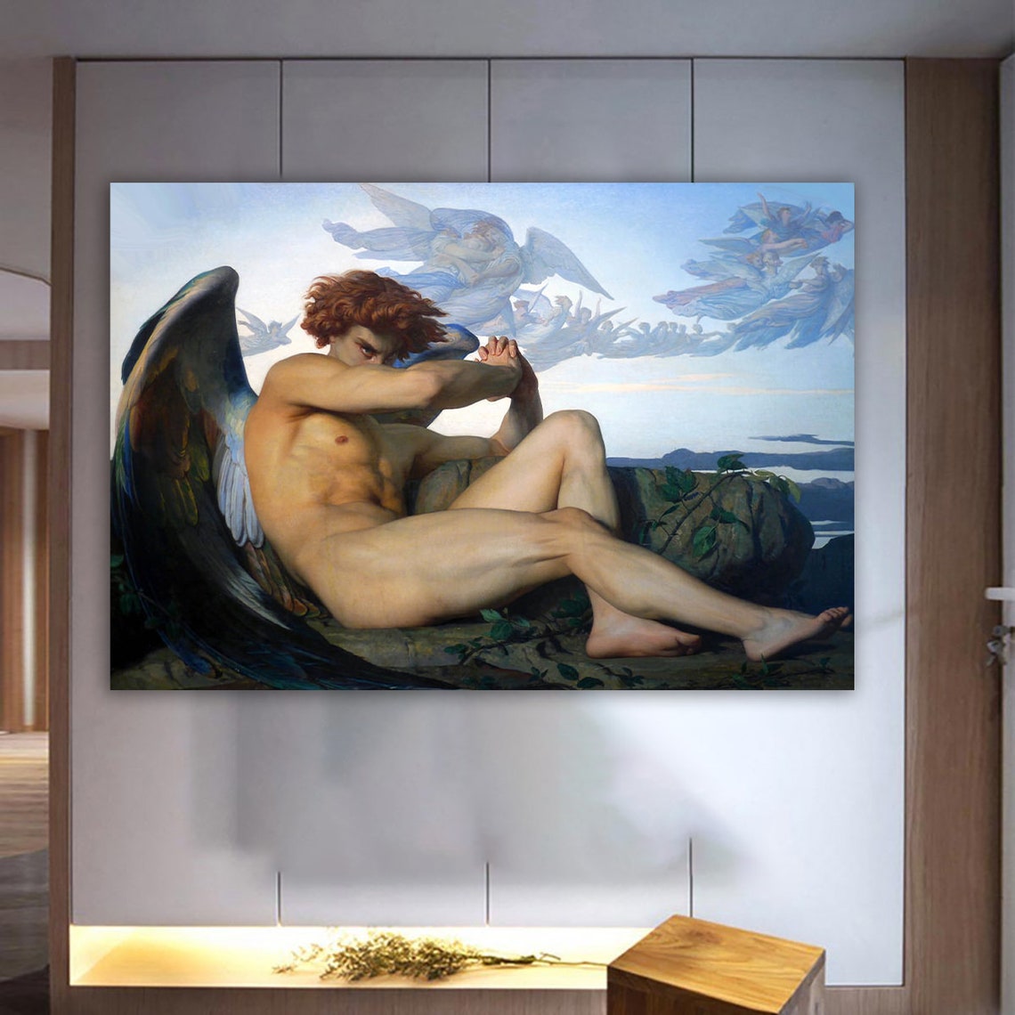 Alexandre Cabanel Fallen Angel Romantic Classic Painting Art Poster - Image 3
