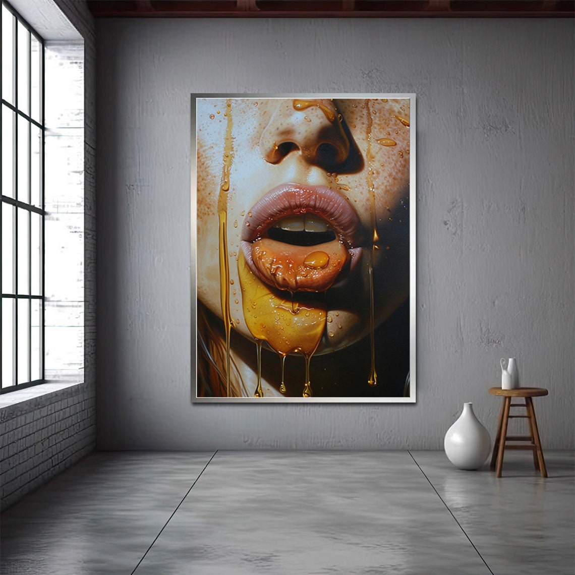 Naked Woman Wall Art Bedroom Art Naked Woman Print Sexy Nude Woman Modern Poster Female Print