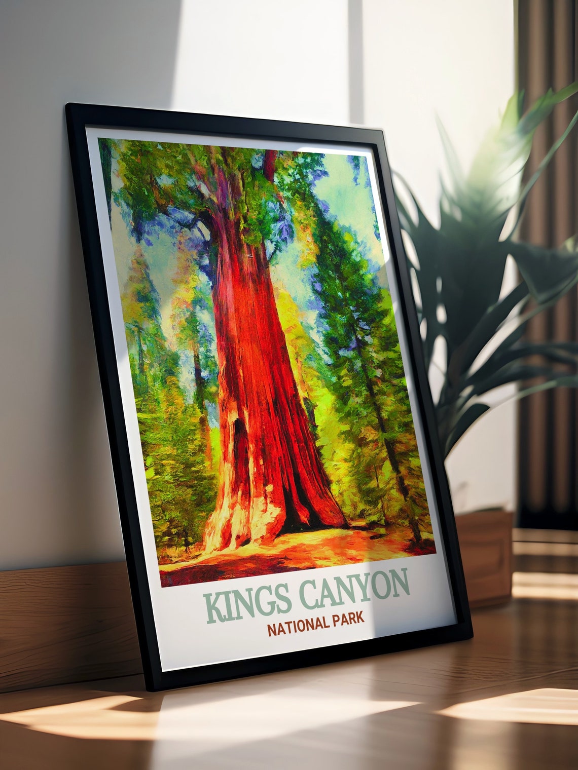 Kings Canyon National Park Giant Sequoia Redwood Tree Poster - Image 2