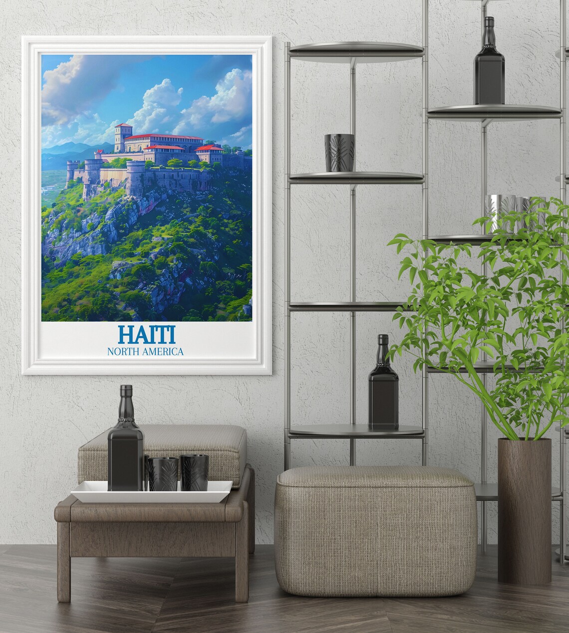 Haiti Citadelle Laferriere Travel Poster - Image 3
