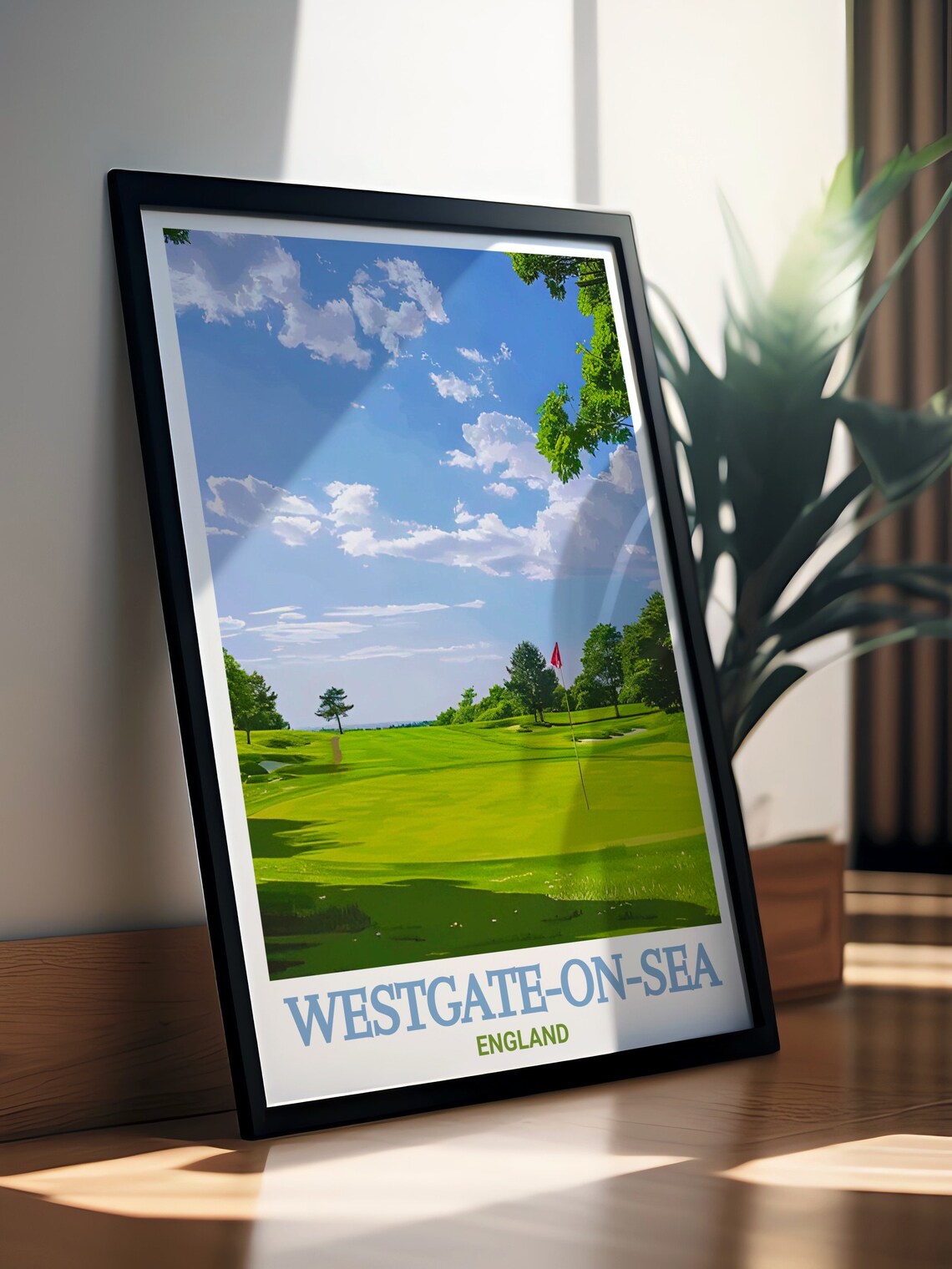 Westgateonsea Art Collection Westgate Golf Club Travel Art Kent Heritage Prints Westgate Cultural Decor - Image 3