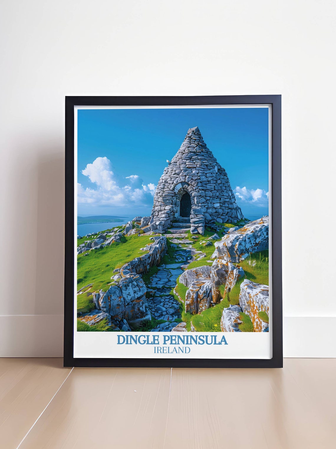 Dingle Peninsula Ancient Stone Beehive Hut Mountain Ireland Poster - Image 4
