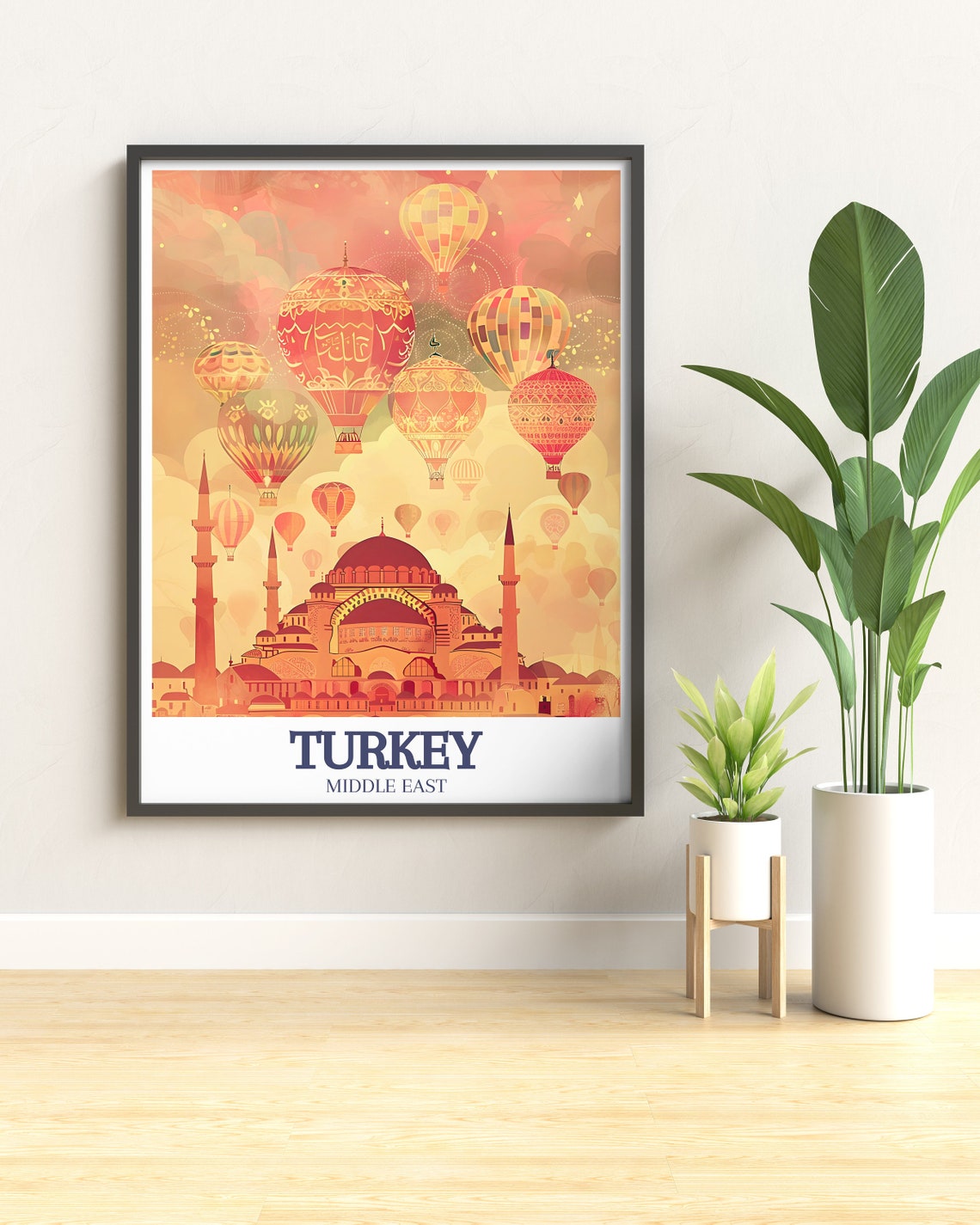 Turkey Travel Print Izmir And Hagia Sophia Posters For Your Travel Collection Hagia Sophia And Izmir Wall Art Hagia Sophia Art Prints - Image 2
