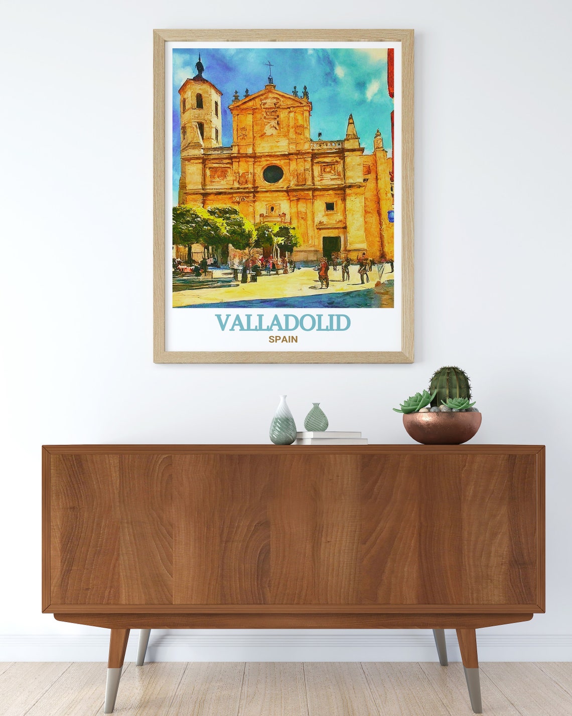 Valladolid Travel Print Cathedral Of Valladolid Art Cathedral Of Valladolid Poster Cathedral Of Valladolid Print Valladolid Decor - Image 3