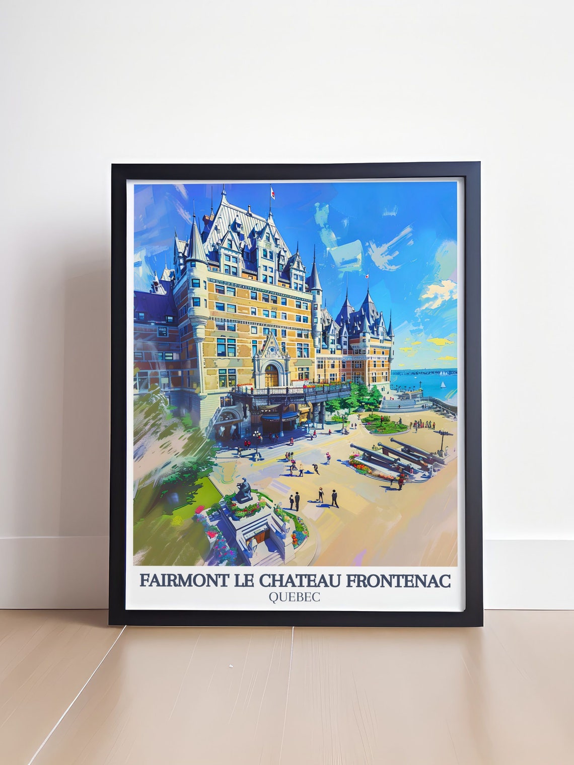 Fairmont Le Château Frontenac Quebec Castle River Travel Poster - Image 4