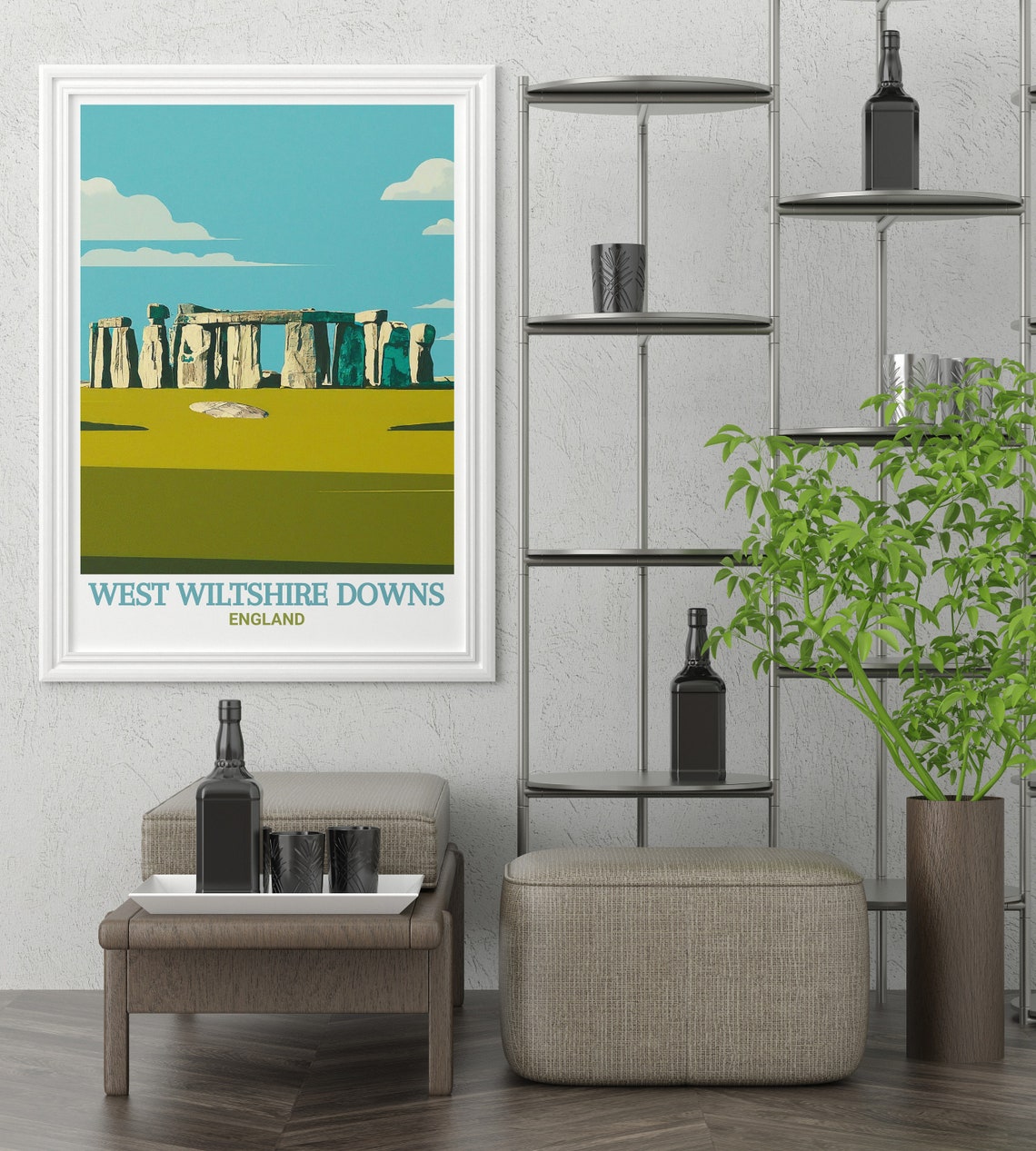 Stonehenge Ancient Stones West Wiltshire Downs England Poster - Image 2