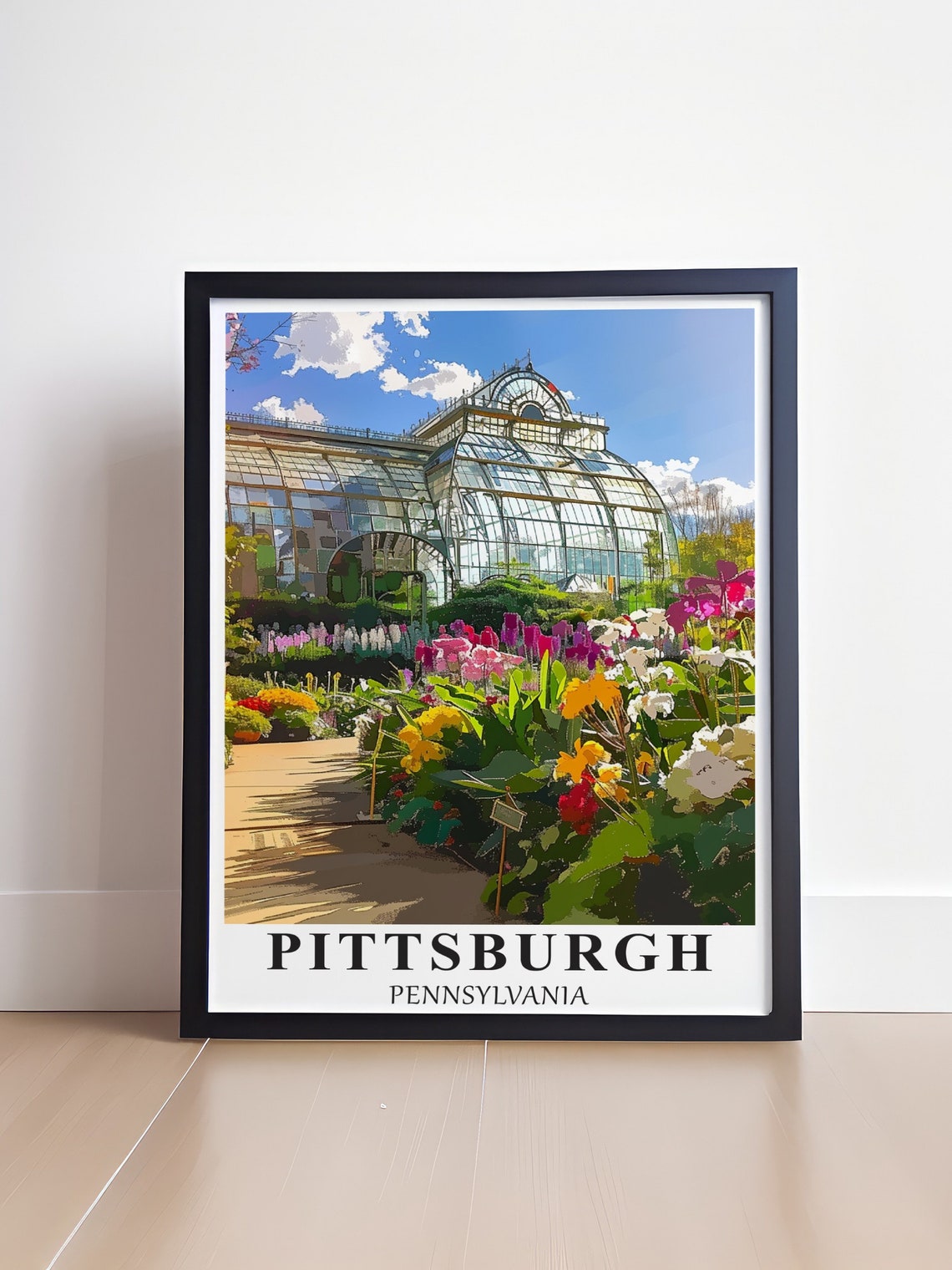 Pittsburgh Pennsylvania Phipps Conservatory Glasshouse Flower Poster - Image 4