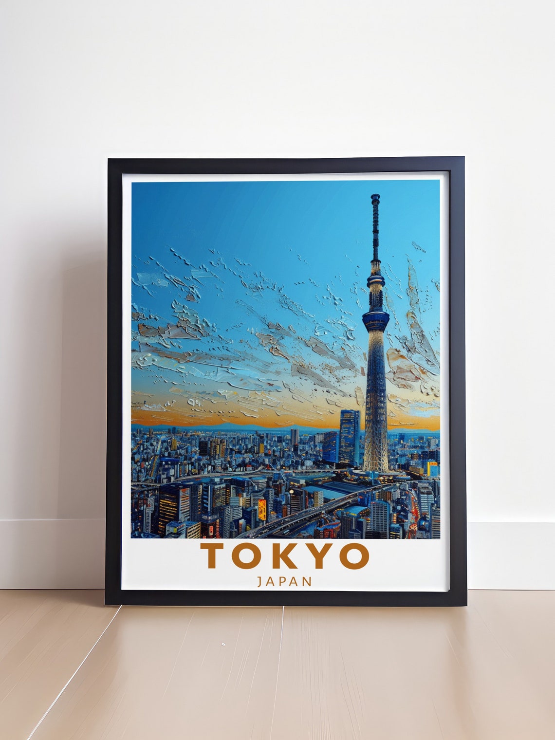 Tokyo Japan Skytree Tower Over The Glittering Cityscape Skyline Poster - Image 4
