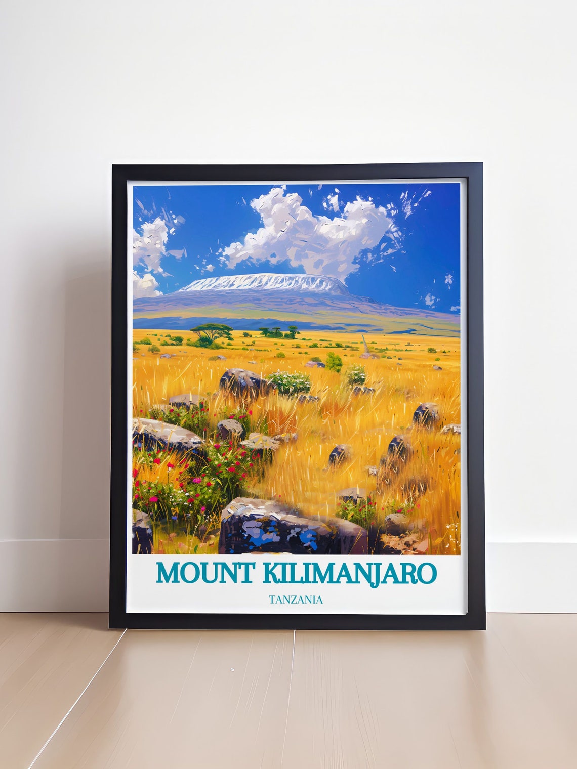 Mount Kilimanjaro Prints Shira Plateau Prints Tanzania Travel Prints Inspiring Mountaineer Gifts From The Roof Of Africa - Image 4