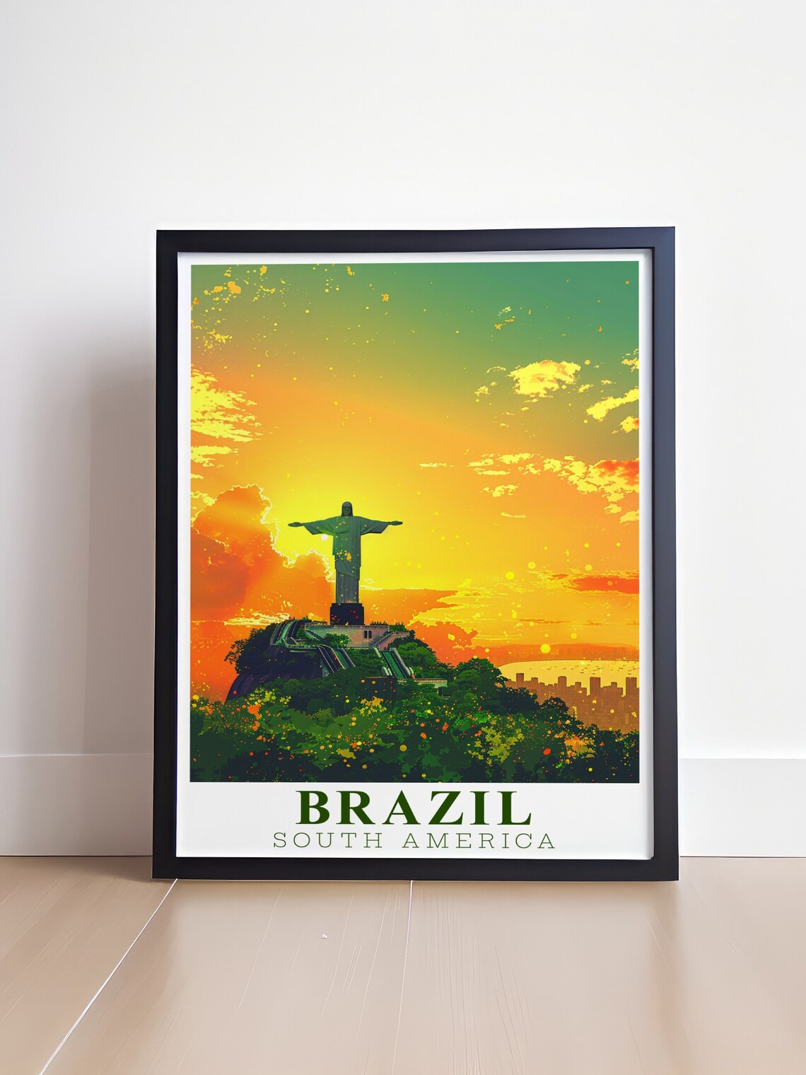 Brazil Travel Prints Christ The Redeemer Travel Posters Christ The Redeemer Travel Prints Christ The Redeemer Wall Art Brazil Art - Image 4