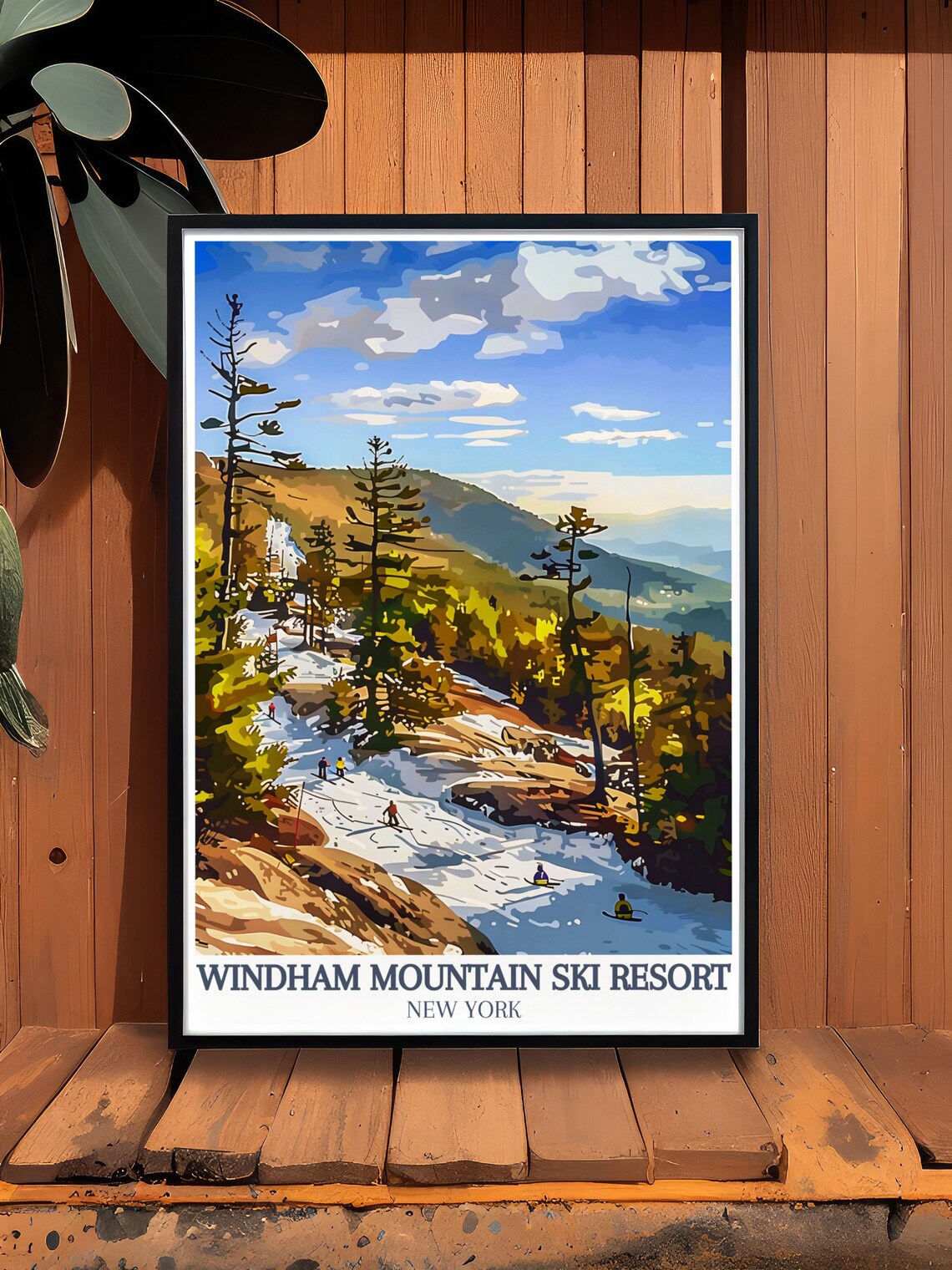 Windham Mountain Resort Wall Art Catskill Mountains Poster Windham Mountain Resort Art And Catskill Mountains Decor - Image 3