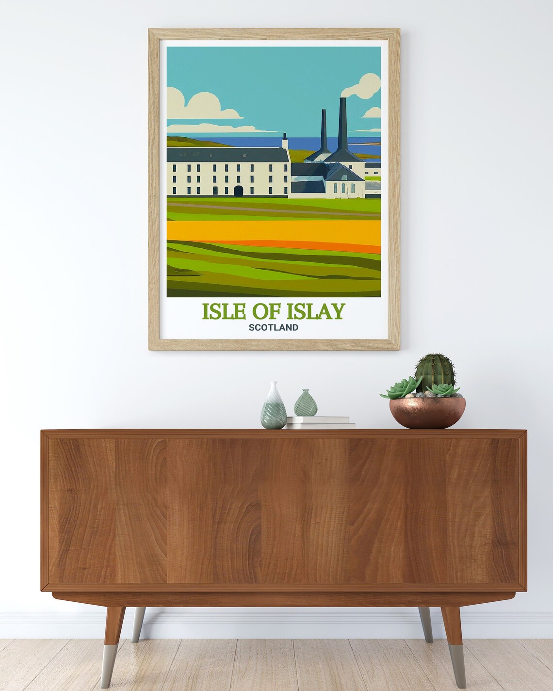 Isle of Islay Scotland Laphroaig Distillery Coastal Whisky Poster - Image 2