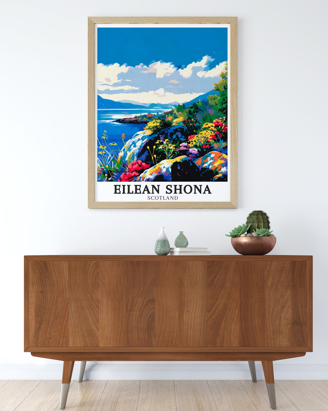 Eilean Shona Scotland Wildflower Loch Moidart Hebrides Poster - Image 2