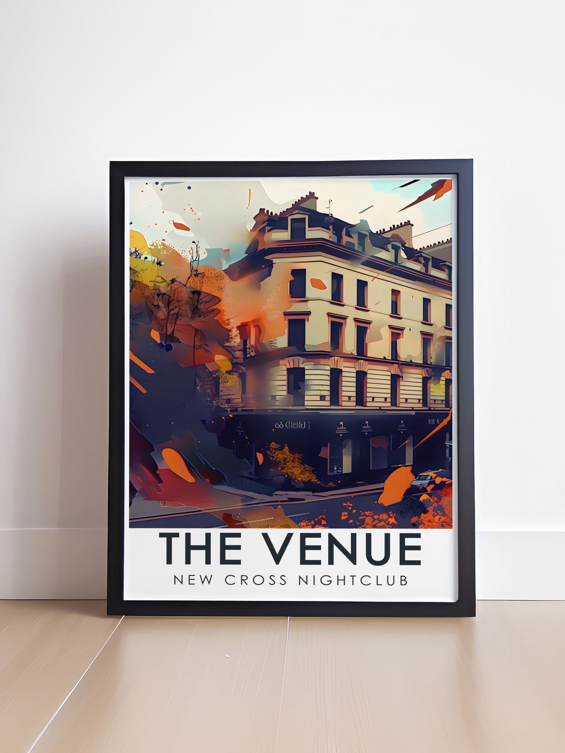 The Venue New Cross Artwork Exterior Facade Poster London Retro Travel Art Uk Nightclub Print Vintage Wall Art - Image 4